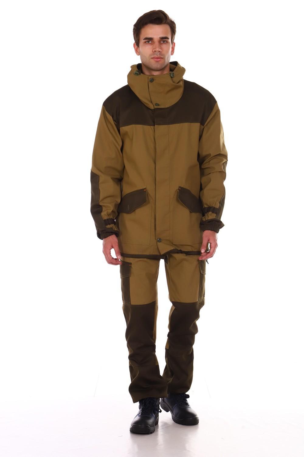 картинка Костюм ГОРКА ЛЕСНИК куртка-брюки (100%ХБ), хаки/т.хаки