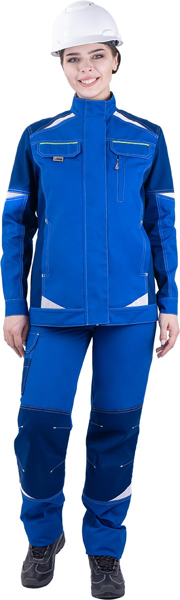 картинка Куртка ТУРБО SAFETY летняя, василек-синий, женская