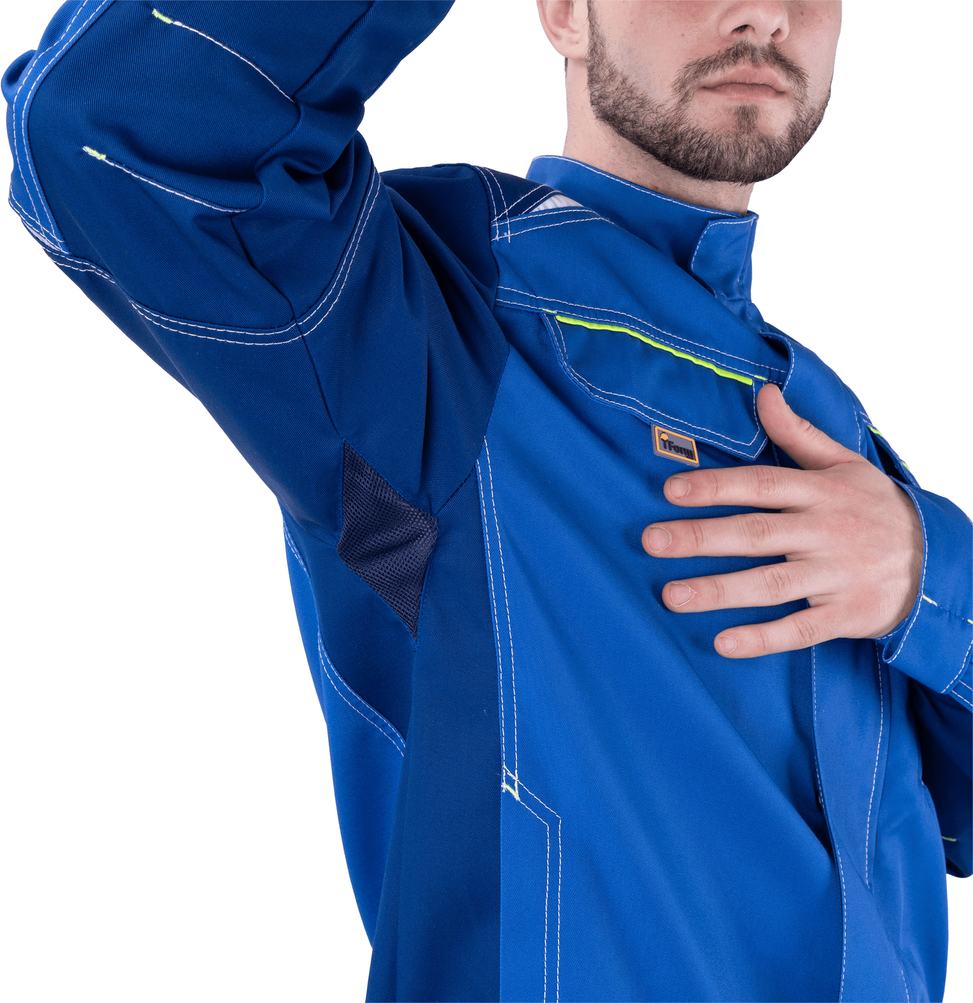 картинка Куртка ТУРБО SAFETY летняя, василек-синий